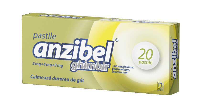 Anzibel Ghimbir 20 Pastilles