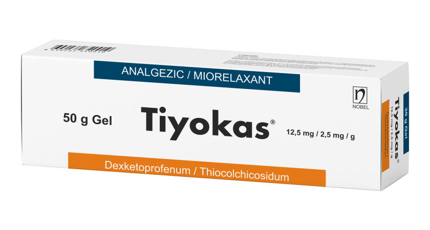 Tiyokas 12,5/2,5mg 50 G Gel