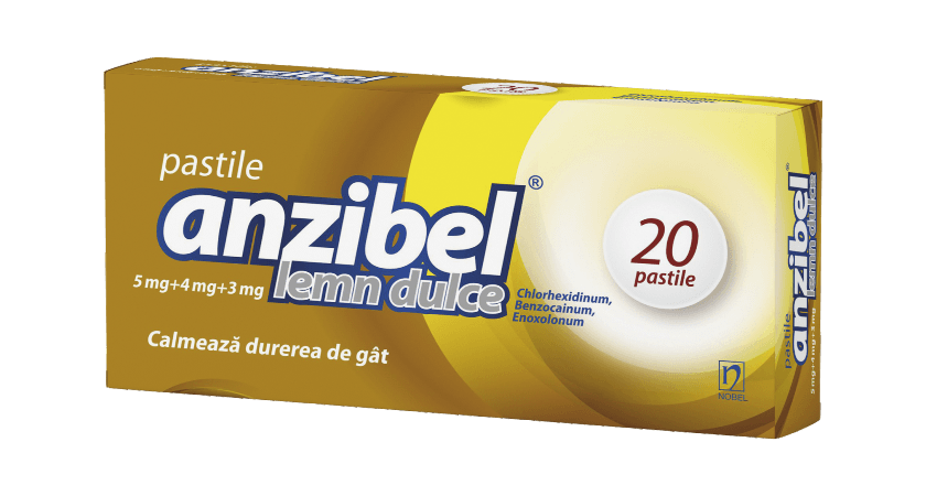 Anzibel Lemn Dulce 20 Pastilles