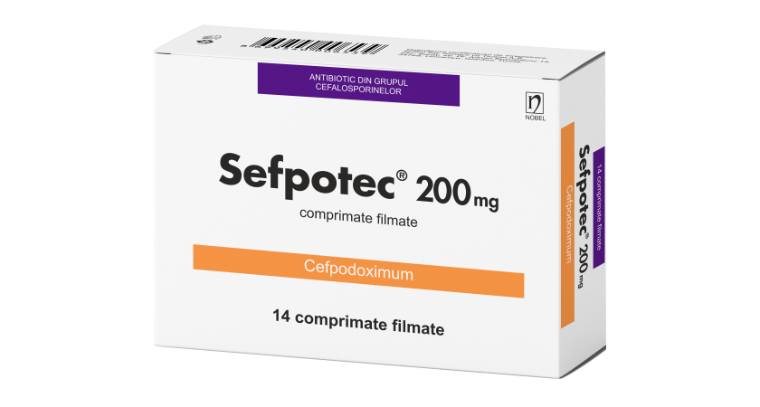 Sefpotec 100mg/5ml – 100ml pulbere pentru suspensie orală